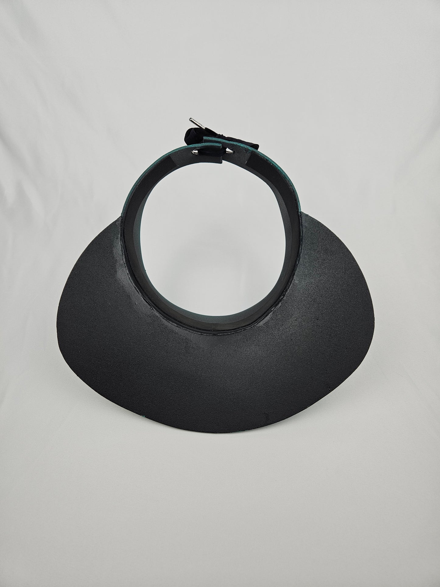 Emerald Green Visor Hat - Pastel Floral Band